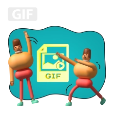 Gif-анимация - КИБЕРшкола программирования для детей, компьютерные курсы для школьников, начинающих и подростков - KIBERone г. Октябрьский