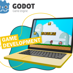 Godot.  Основа создания легендарных игр - КИБЕРшкола программирования для детей, компьютерные курсы для школьников, начинающих и подростков - KIBERone г. Октябрьский