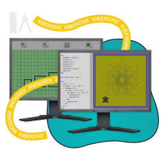 Исполнители чертежник и черепашка - КИБЕРшкола программирования для детей, компьютерные курсы для школьников, начинающих и подростков - KIBERone г. Октябрьский