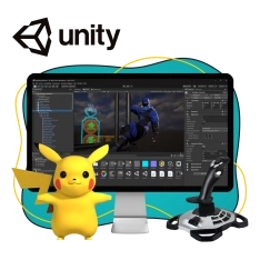 Мир игр на Unity 2D на популярном движке + AI-помощники - КИБЕРшкола программирования для детей, компьютерные курсы для школьников, начинающих и подростков - KIBERone г. Октябрьский